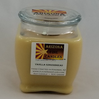 Vanilla Gingerbread 500g Soy Footed Jar Candle