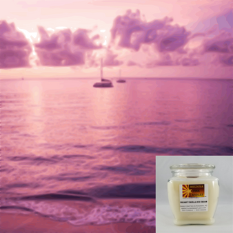 Pink Sunset 500g Soy Footed Jar Candle
