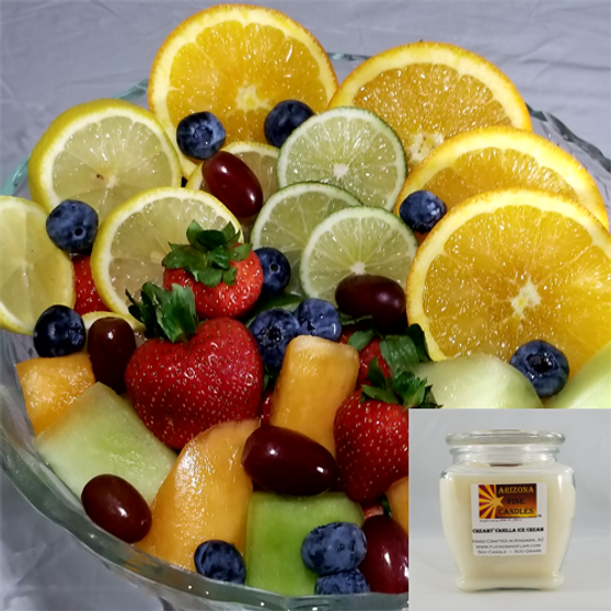 Fresh Fruit 500g Soy Footed Jar Candle