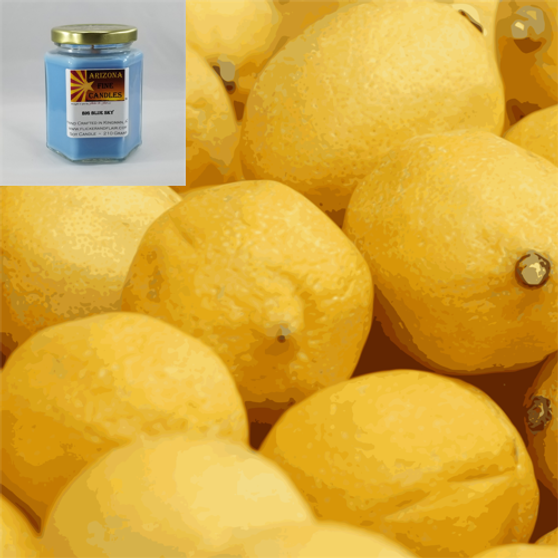 Lemon Chiffon 210g Hexagon Jar Soy Candle