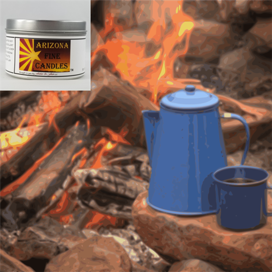 Cowboy Coffee 175g Tin Soy Candle