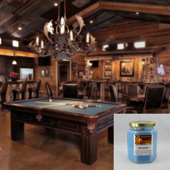Man Cave 210g Hexagon Jar Soy Candle