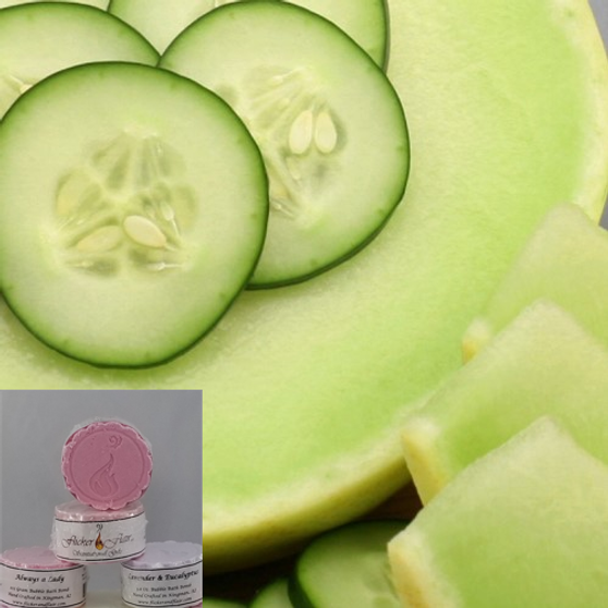 F&F Honeydew - Cucumber Bubble Bath Bombs - Six Pack