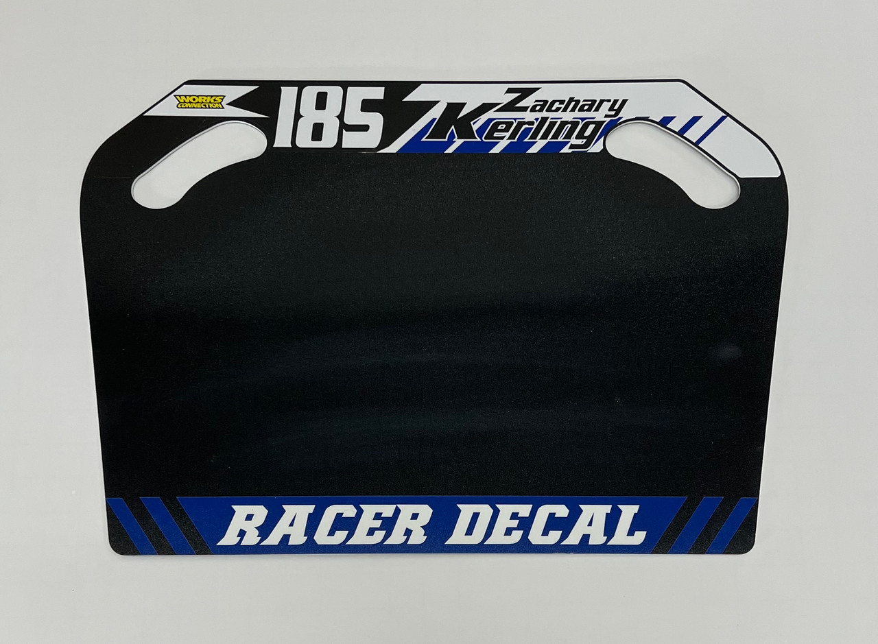 Racer Decal Pit Board