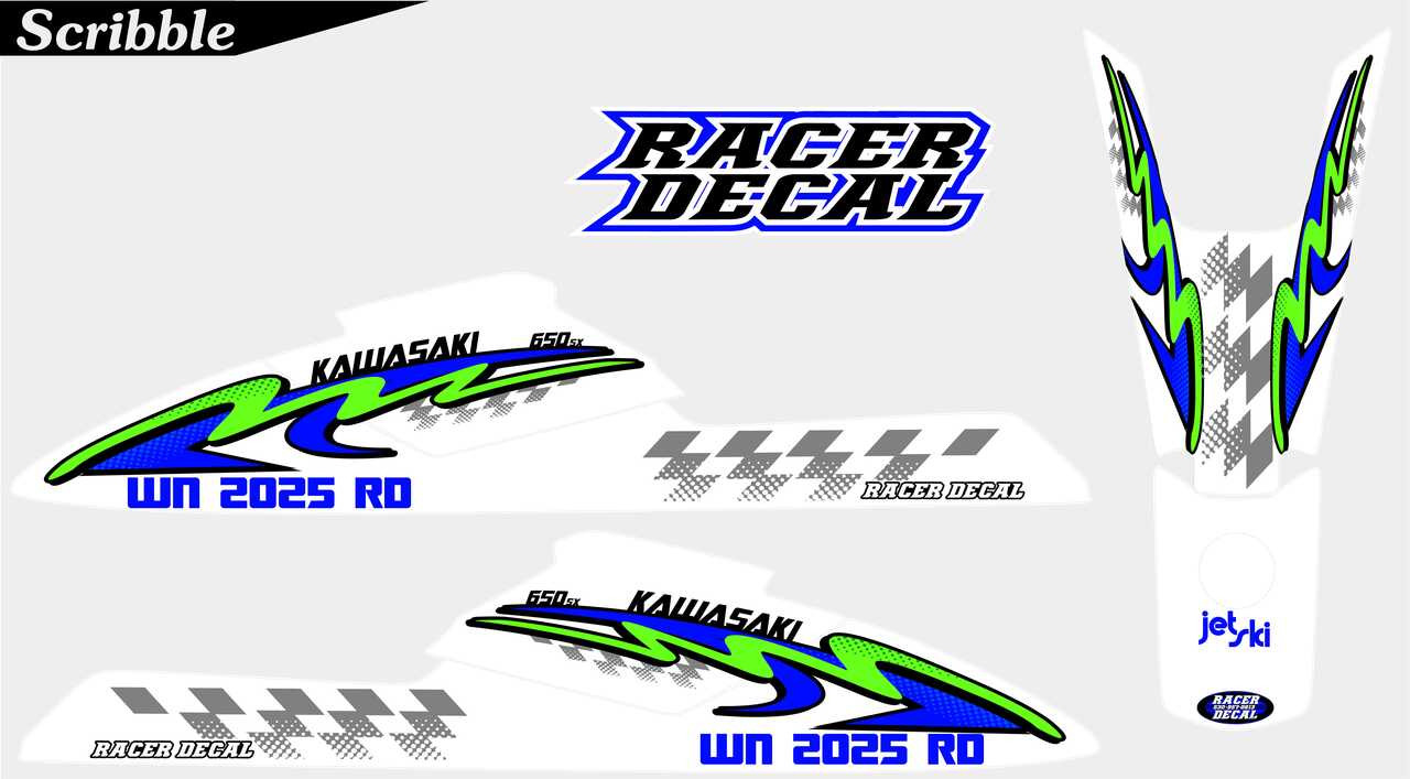 Scribble Kawasaki 650SX Jet Ski Kit