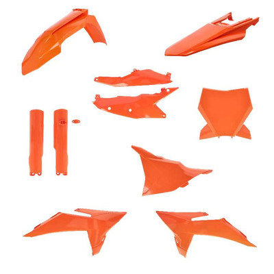 25 KTM 125-450 SX/XC/SX-F/XC-F Full Plastic Kit - Orange