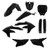 23-25 YZ450F/24-25YZ450FX / 24-25 YZ250F/2025 YZ250FX Full Plastic Kit - Black