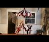 Animated Macabre Clown-Go-Round Circus Clown Merry-Go-Round Halloween Prop Decor