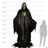 Huge 10' Towering Reaper Animated Skeleton Halloween Moving Prop w/ Digital Eyes