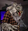 7.5 ft. Animated Hulking Werewolf with Digital Eyes & Sound Halloween Prop
