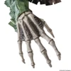 4' 10" Animated Light-up Corroded Skeleton Reaper Halloween Prop Decoration 58"