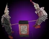 Animated See Saw Circus Clowns Playground Seesaw Haunted Halloween Prop Decoration