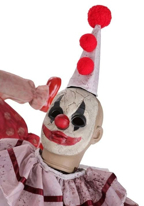 Animated Macabre Clown-Go-Round Circus Clown Merry-Go-Round Halloween Prop Decor