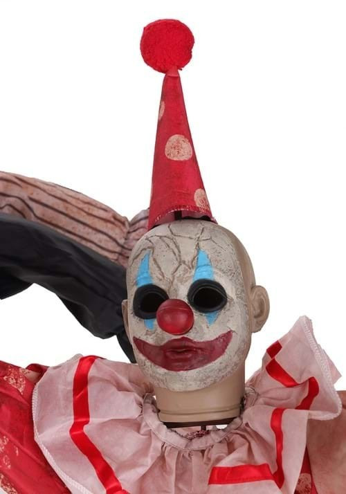 Animated Macabre Clown-Go-Round Circus Clown Merry-Go-Round Halloween Prop Decor