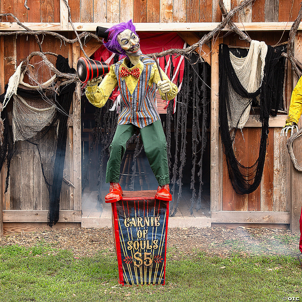 6 Ft. Animated Digital Eyes Servo Carnival Barker Halloween Prop