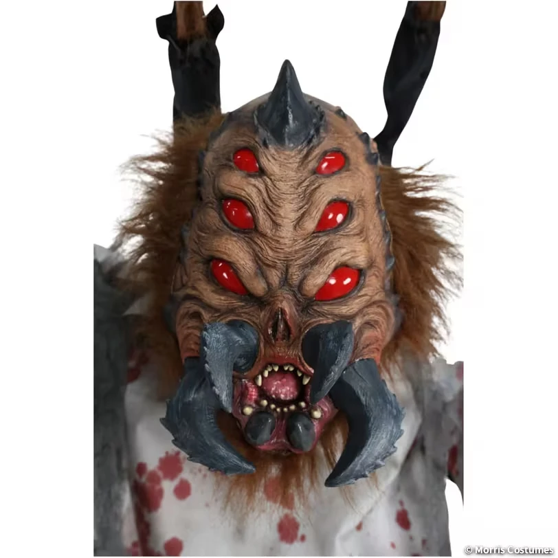 7 Ft. Animated Spider Guy Monster Dr. Fangor Creature Halloween Prop Decor