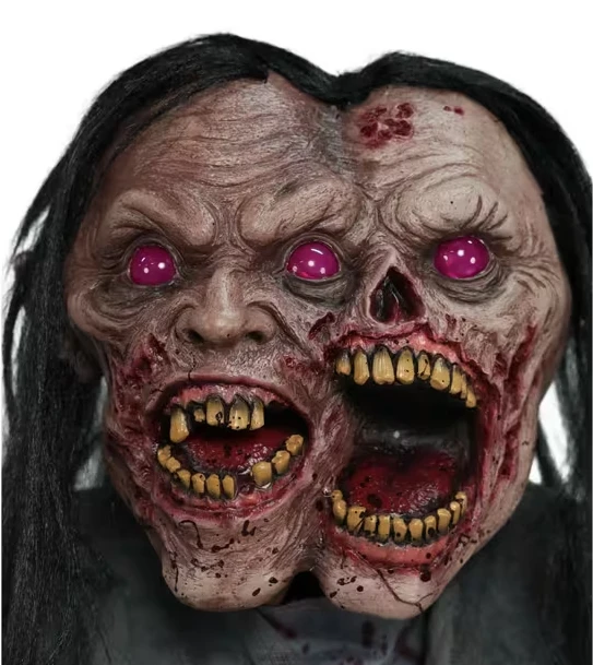6 Ft. Animated Jack & Jill Zombie Light-up Eyes Halloween Prop Decor
