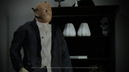 Life Size 76" Friday the 13th Jason Voorhees Animated Halloween Prop