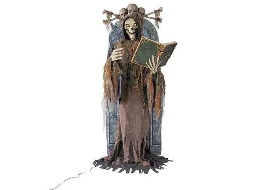 Life Size 7 Ft. Animated Soul Collector Reaper Dark Angel Halloween Prop Decor