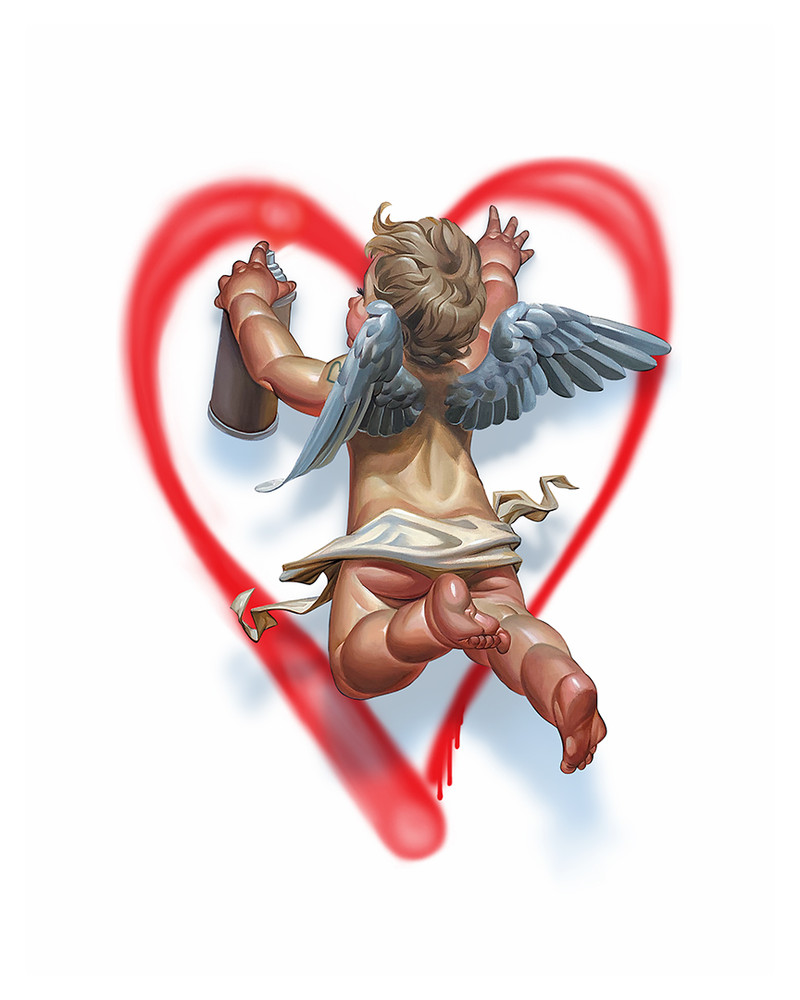 Cupid Graff Heart by OG ABEL