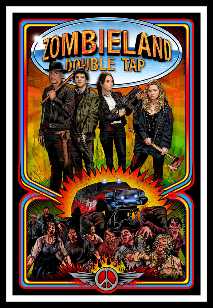 ZOMBIELAND FILM POSTER by Jim "TAZ" Evans