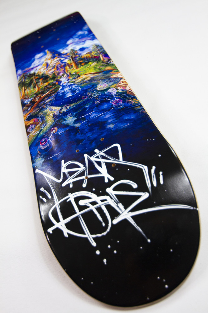 DMT MOUNTAIN SKATE DECK by Mear One