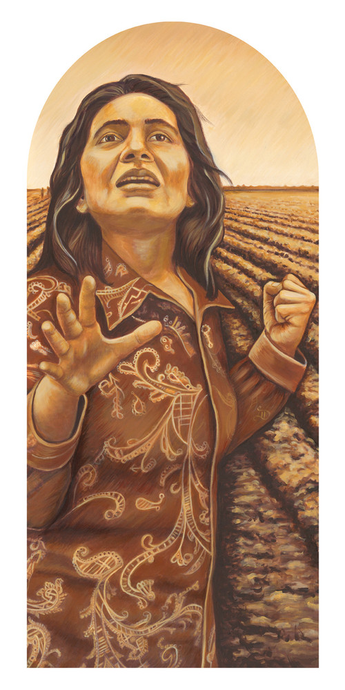 Portrait of Dolores by Judy Baca
