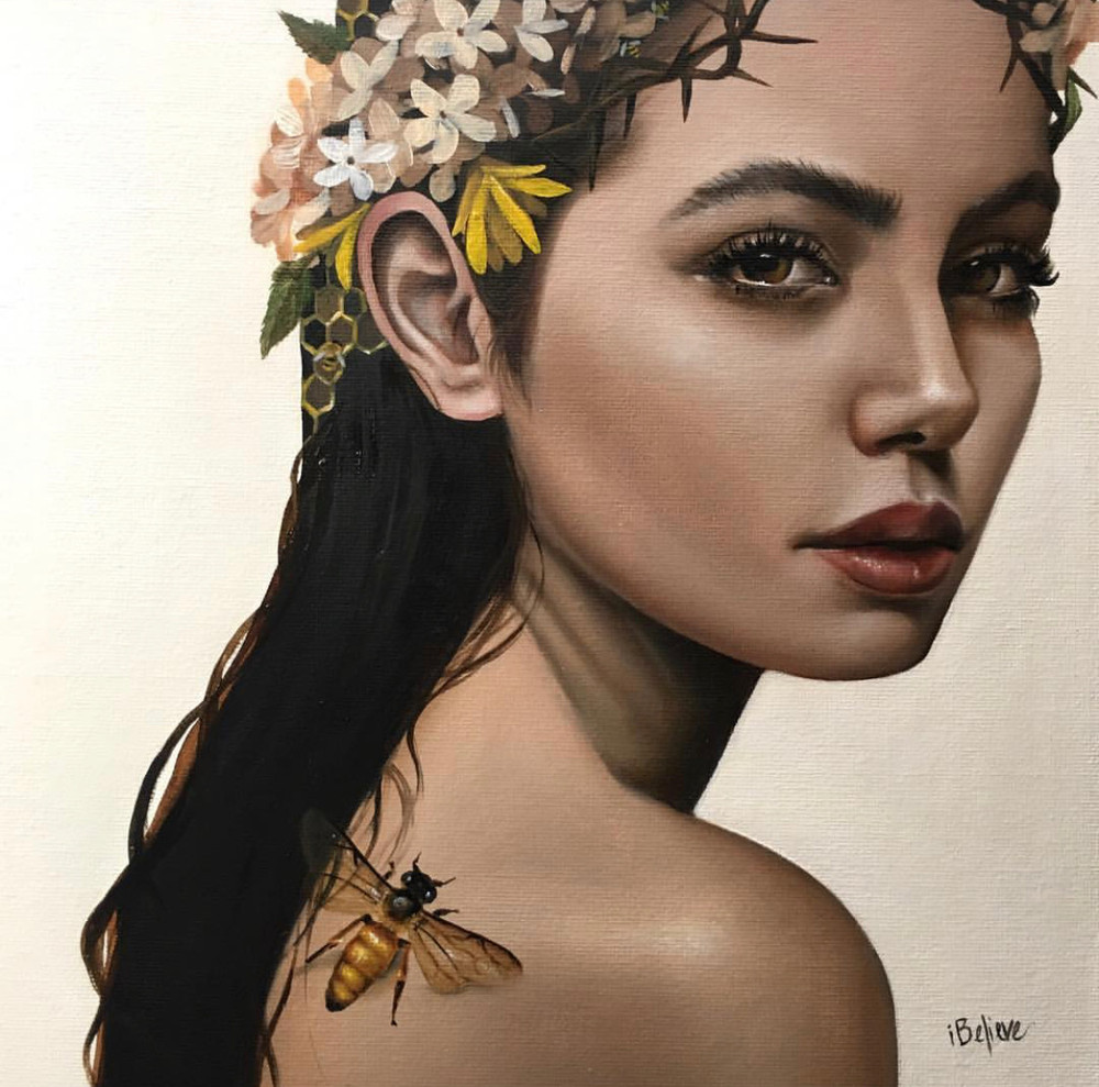 I'm Not Your Honey (painting) by Haydee Escobar