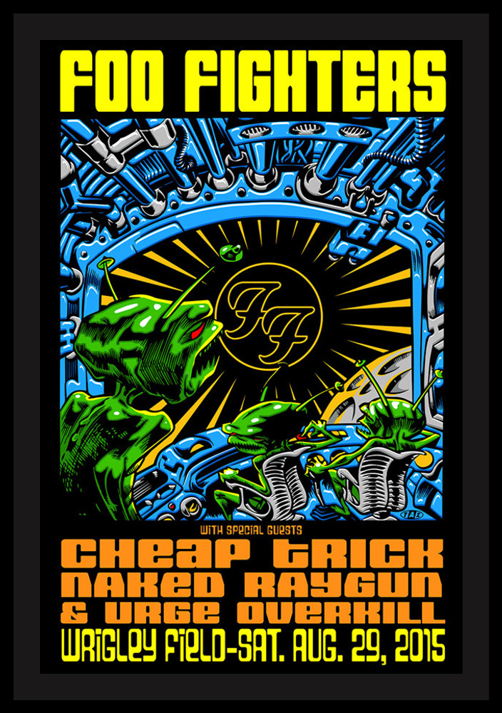 FOO FIGHTERS WRIGLEY FIELD by Jim "TAZ" Evans 2015