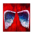 Wings (on red) by Colette Miller