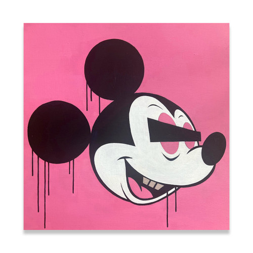 Pink Mickey by Michael Delahaut aka WISE