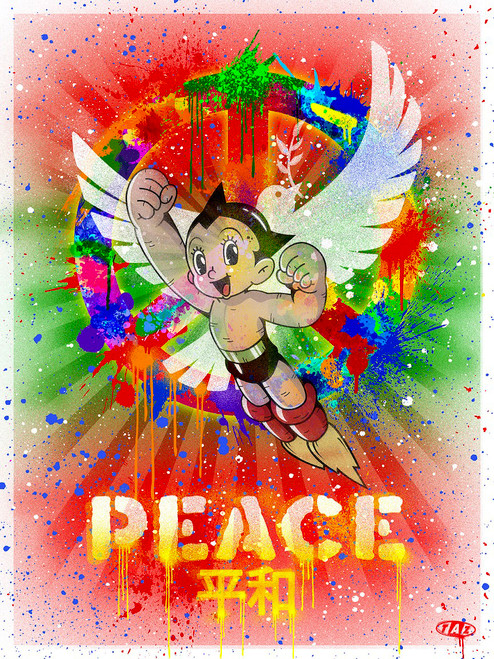 THE BOY WHO FLIES FOR WORLD PEACE by Jim "TAZ" Evans