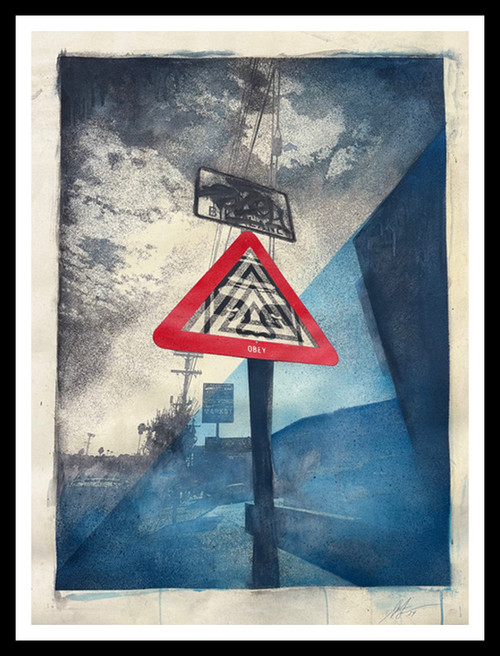 Warning Sign, Version 2 by Shepard Fairey
