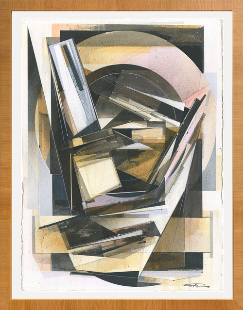 Fracturist Fair Oaks (painting) by Augustine Kofie