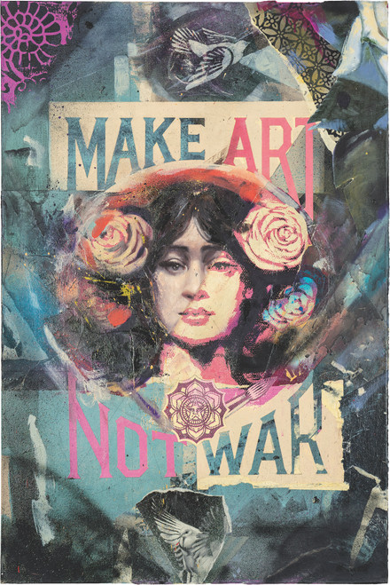 Fractured Peace 5 by Shepard Fairey & Alfredo Gonzalez 