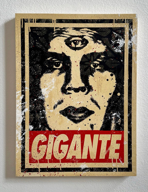 GIGANTE (Hand Painted) by Shepard Fairey x Isaac Pelayo