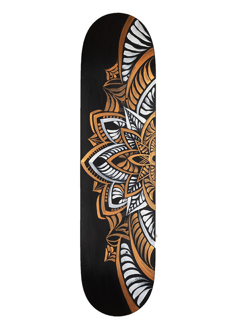 Mandala I Skate Deck by Erin Yoshi