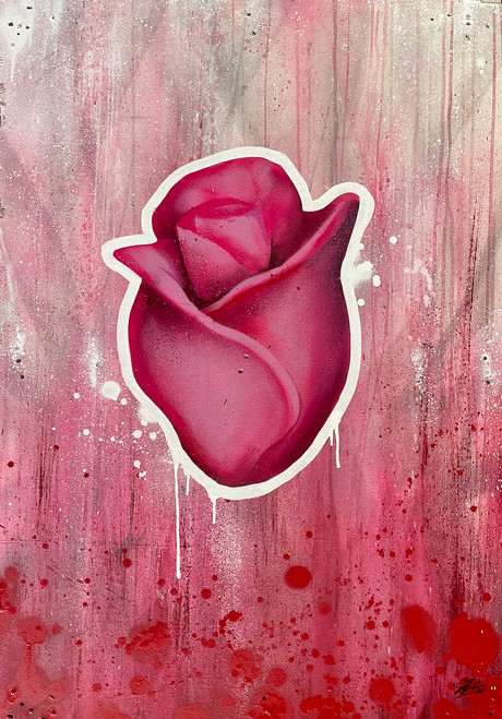 Dripping Rose by Sel