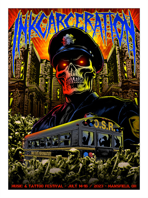 "Inkcarceration" 2023 by Jim "TAZ" Evans