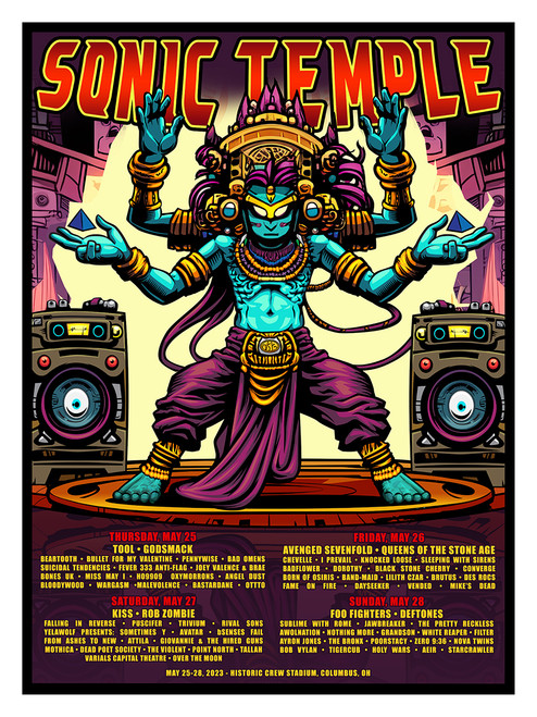 "Sonic Temple" 2023 by Jim "TAZ" Evans