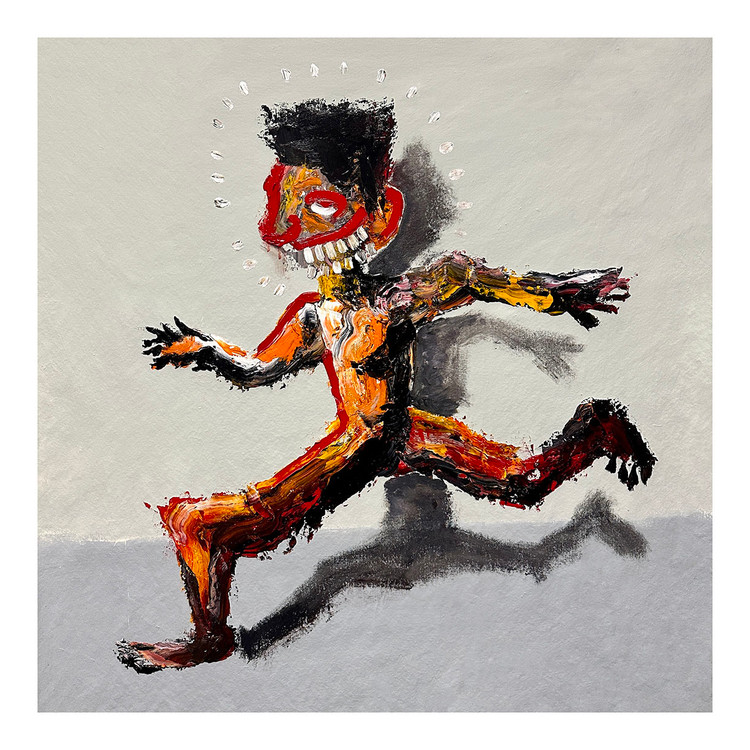 “ALMOST THERE (RUNNING MAN)” by Jerry Blessing Jr.