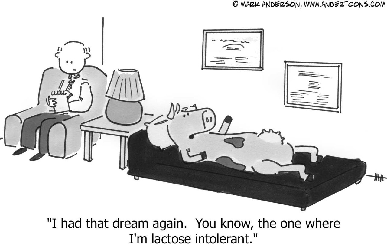 lactose intolerance cartoon images
