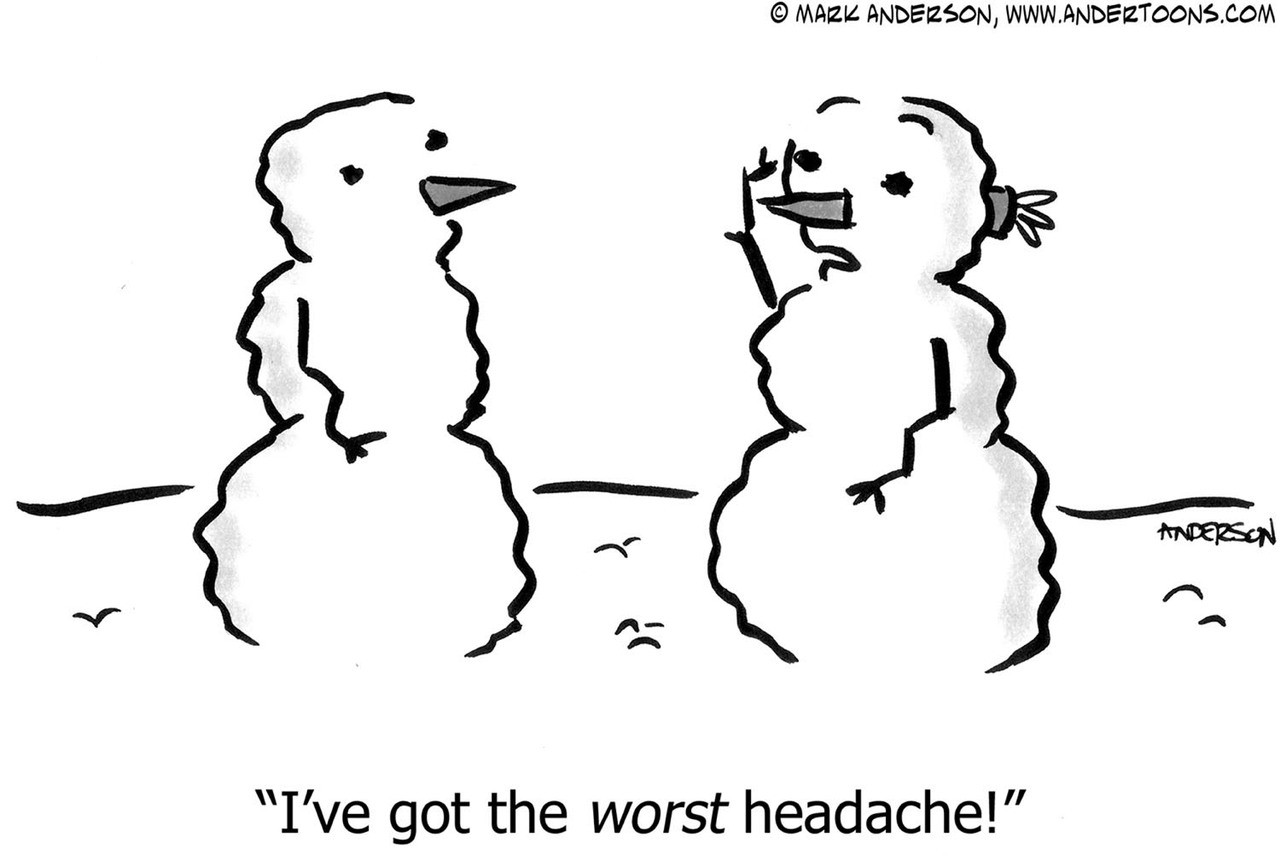 Snowman Cartoon # 6322 - ANDERTOONS