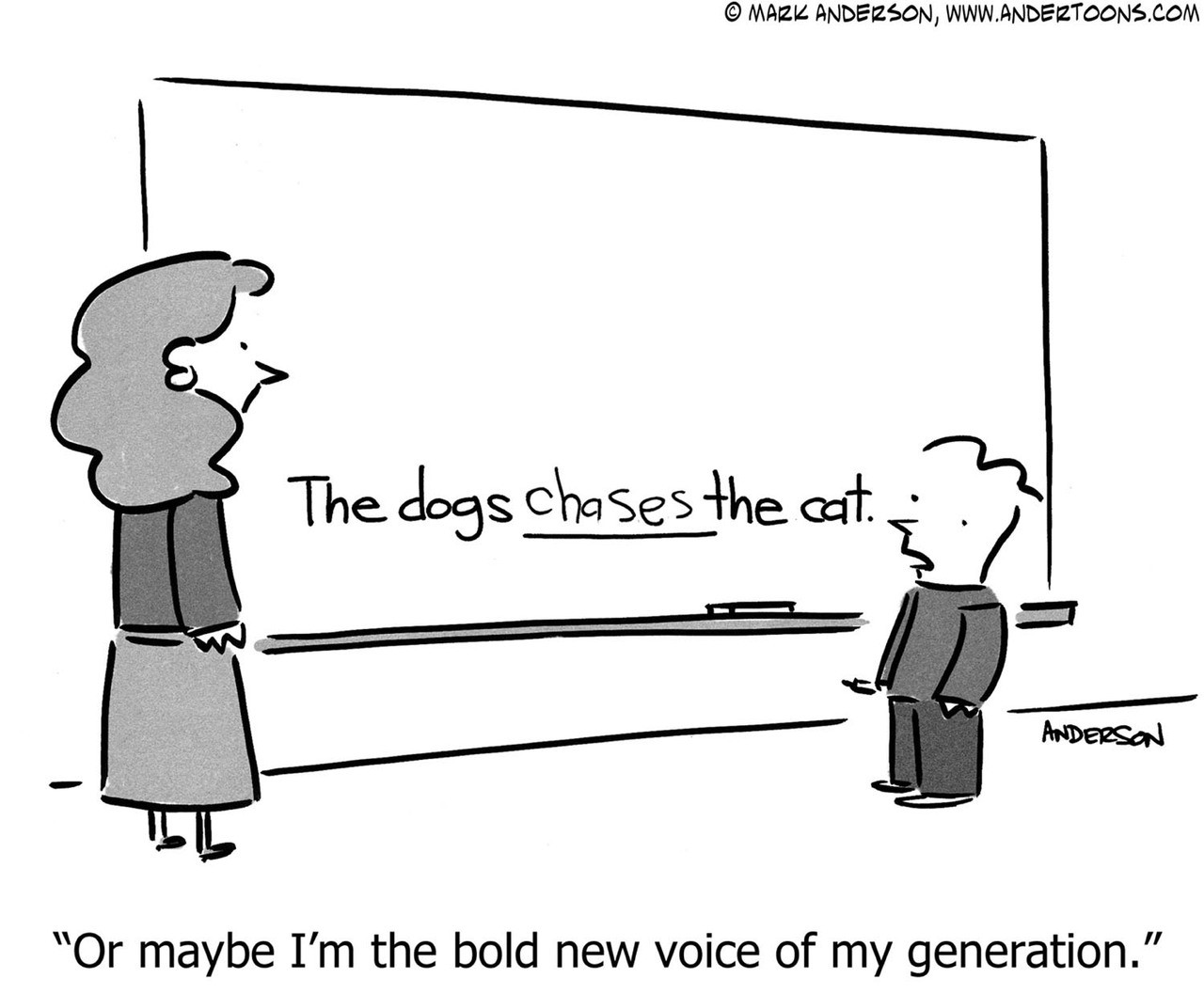Cartoon Writing Pictures