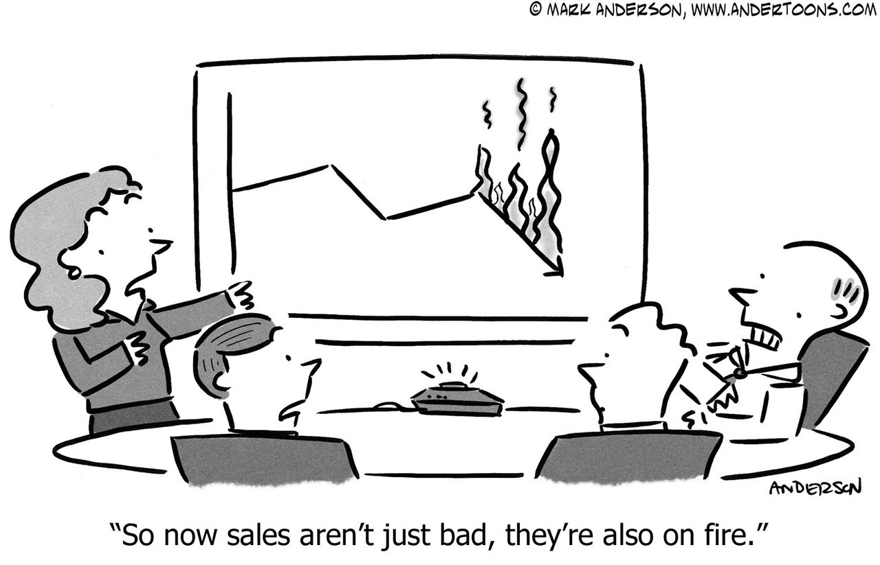 bad salesman cartoon