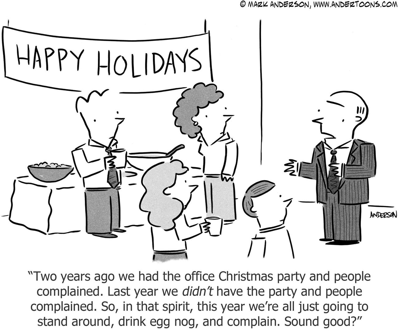 office party cartoon