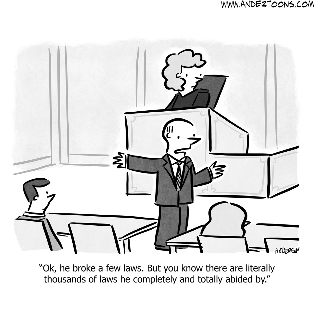 Lawyer Cartoon 8618 ANDERTOONS