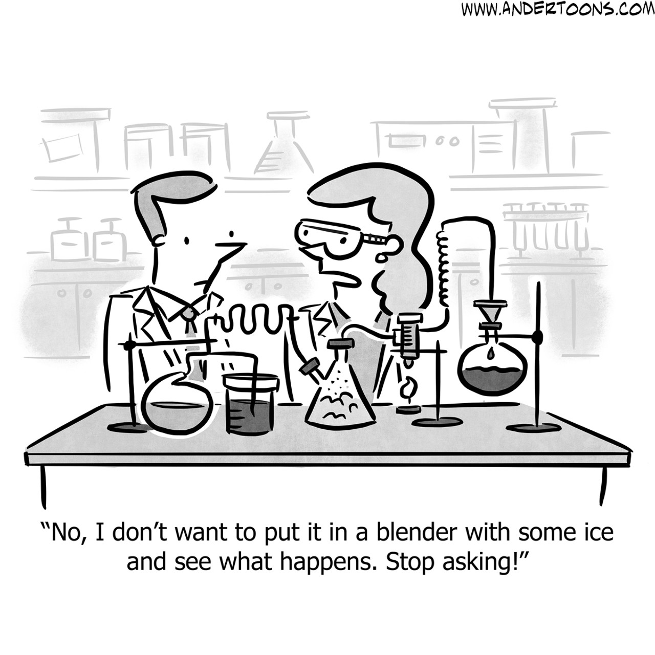 funny chemistry cartoons