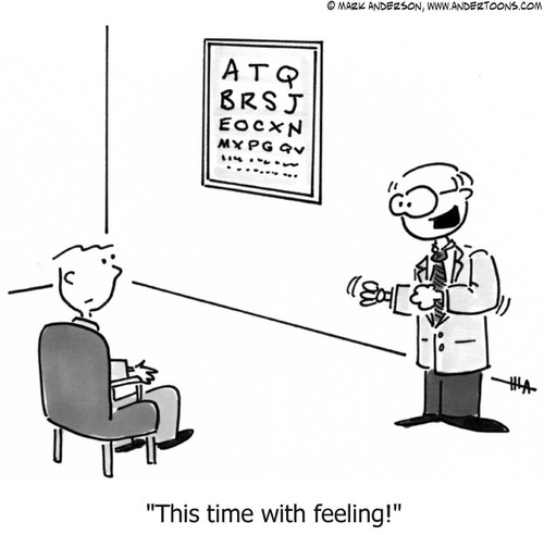 Medical Cartoon # 407 - This time with feeling!