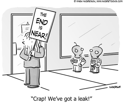 Alien Cartoon # 7271 - Crap! We've got a leak!
